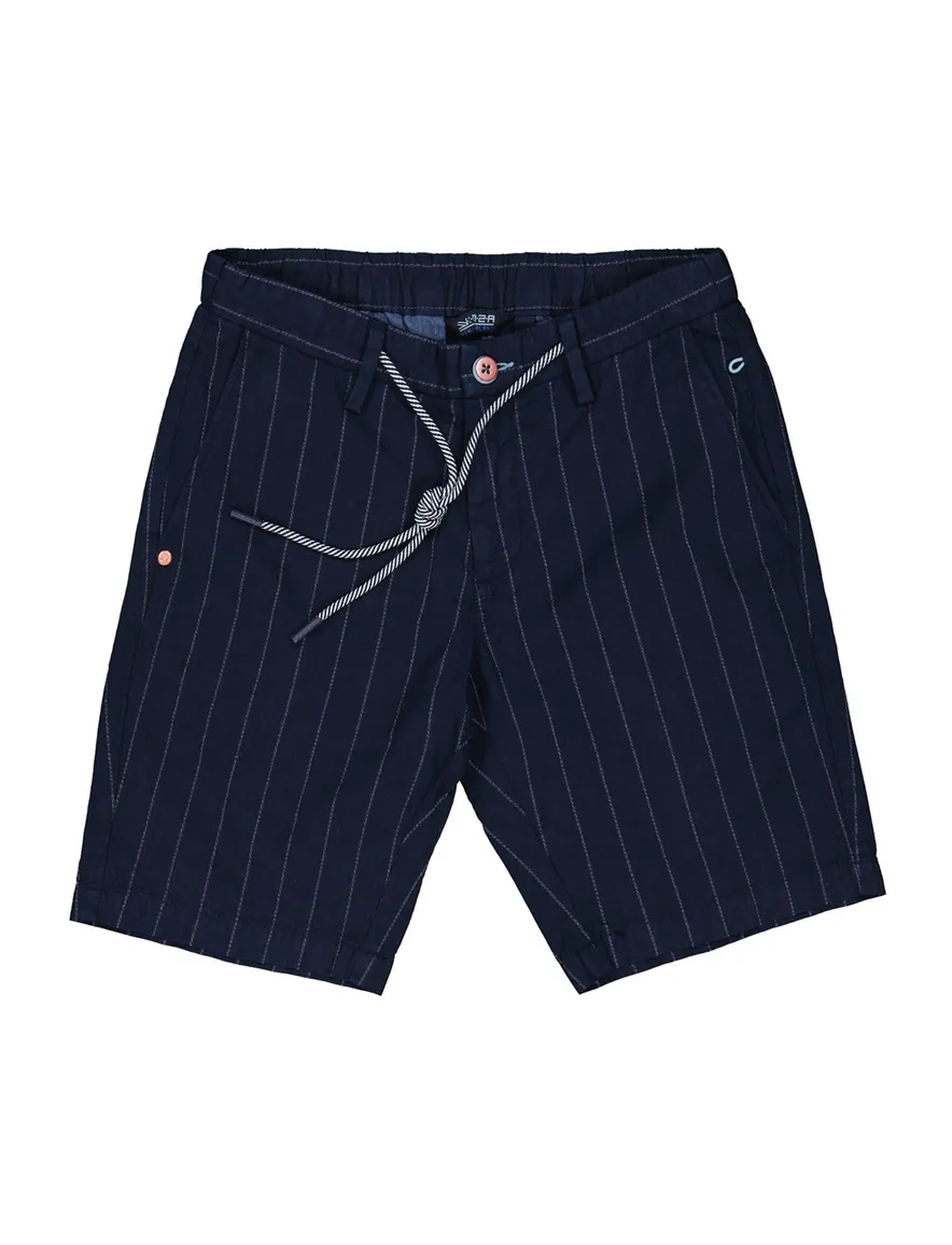 New Zealand korte broek gestreept donkerblauw