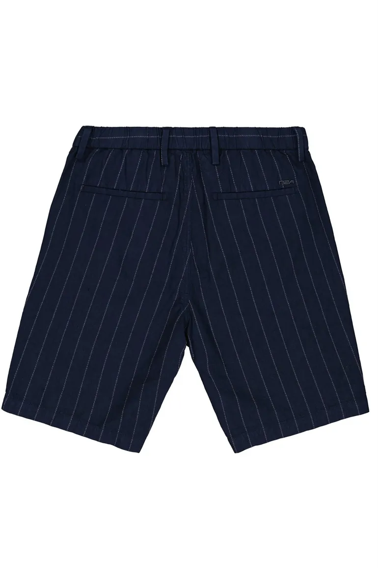 New Zealand korte broek gestreept donkerblauw
