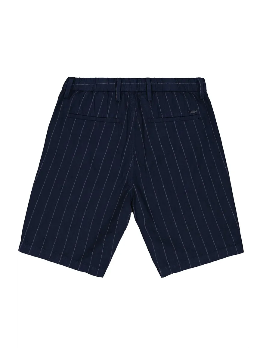 New Zealand korte broek gestreept donkerblauw