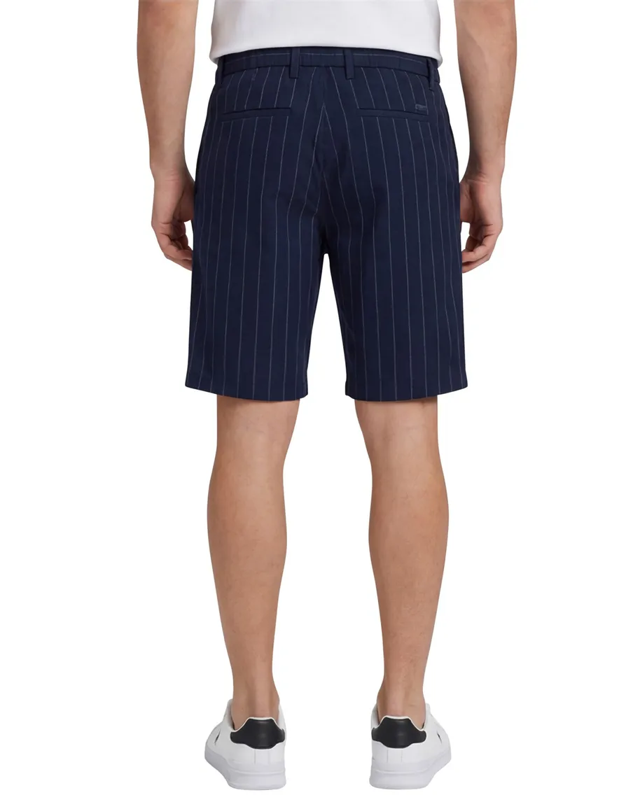 New Zealand bermuda navy gestreept