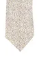 Profuomo stropdas beige geprint
