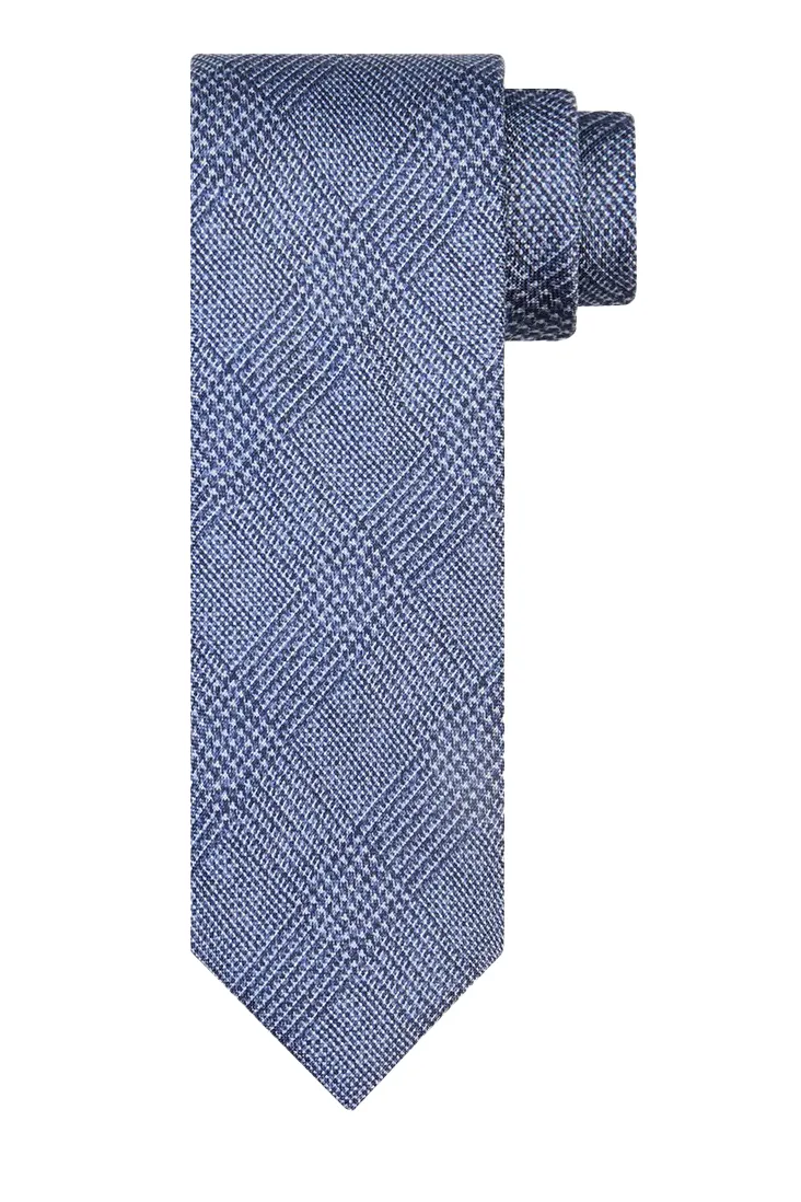 Profuomo stropdas blauw geprint