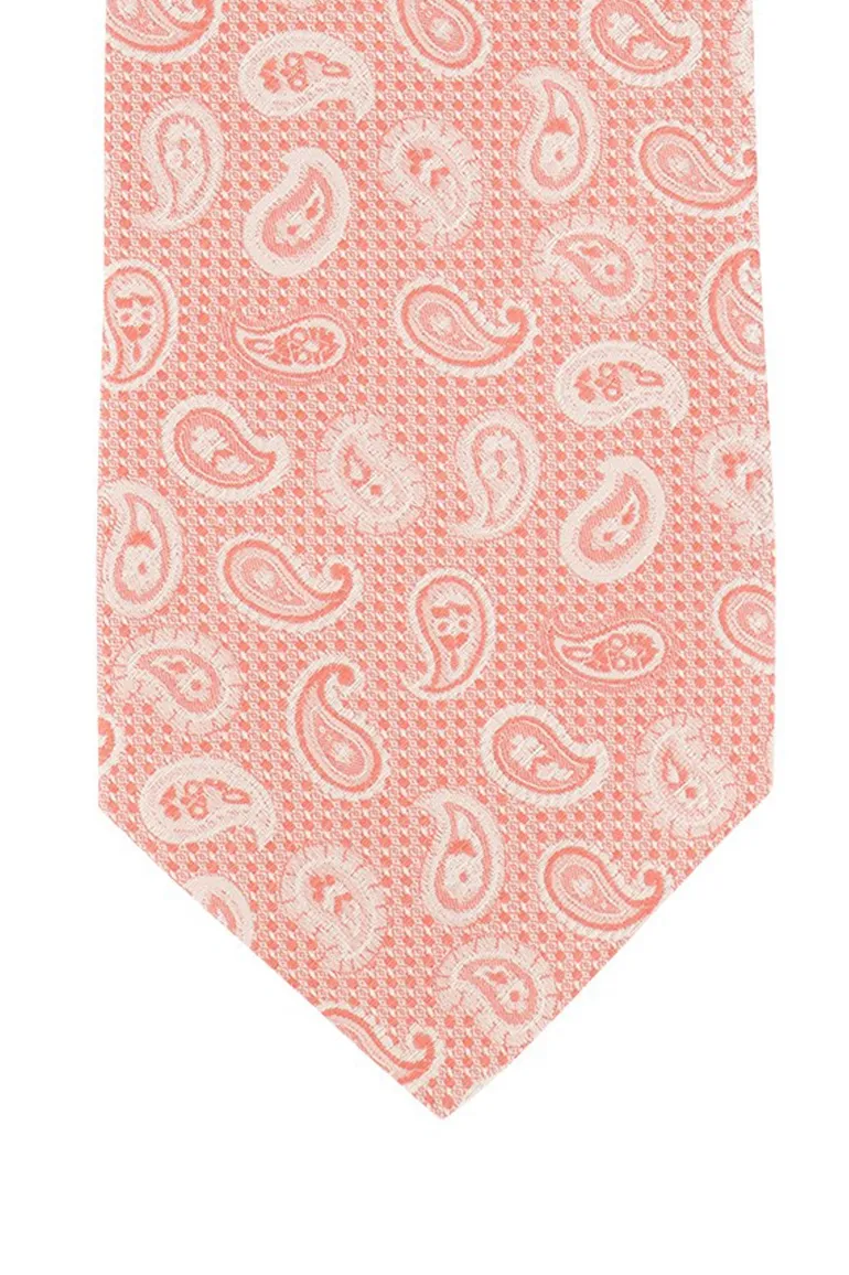 Stropdas profuomo geprint oranje