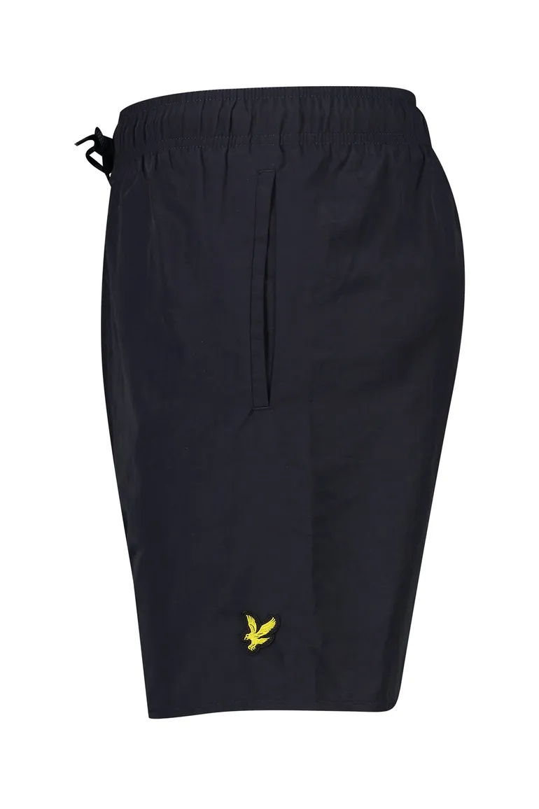 Lyle & Scott zwembroek effen donkerblauw polyamide