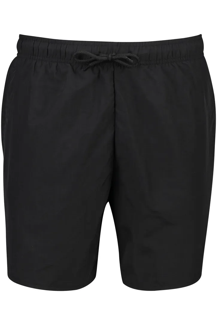 Lyle & Scott polyamide zwembroek effen zwart
