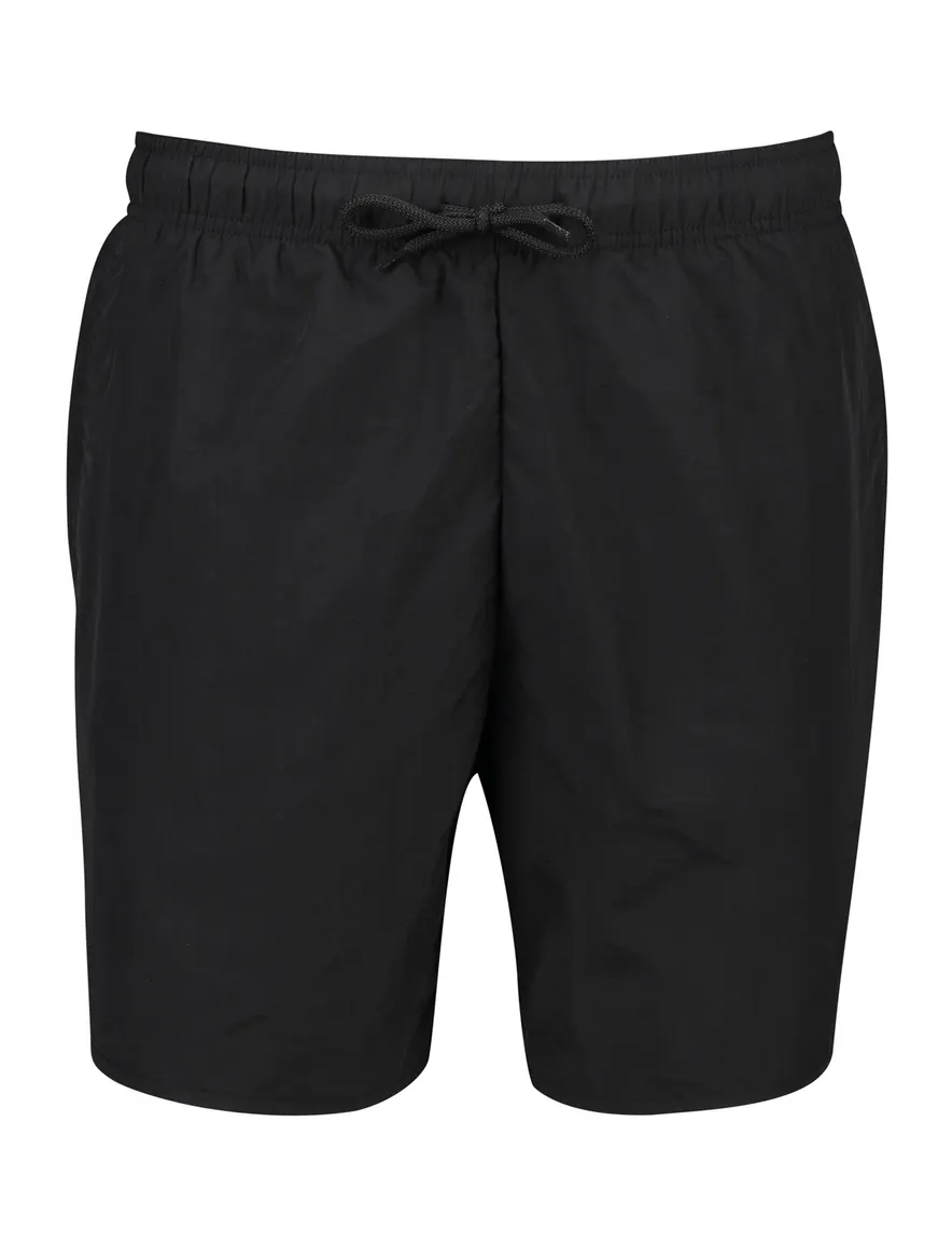 Lyle & Scott polyamide zwembroek effen zwart