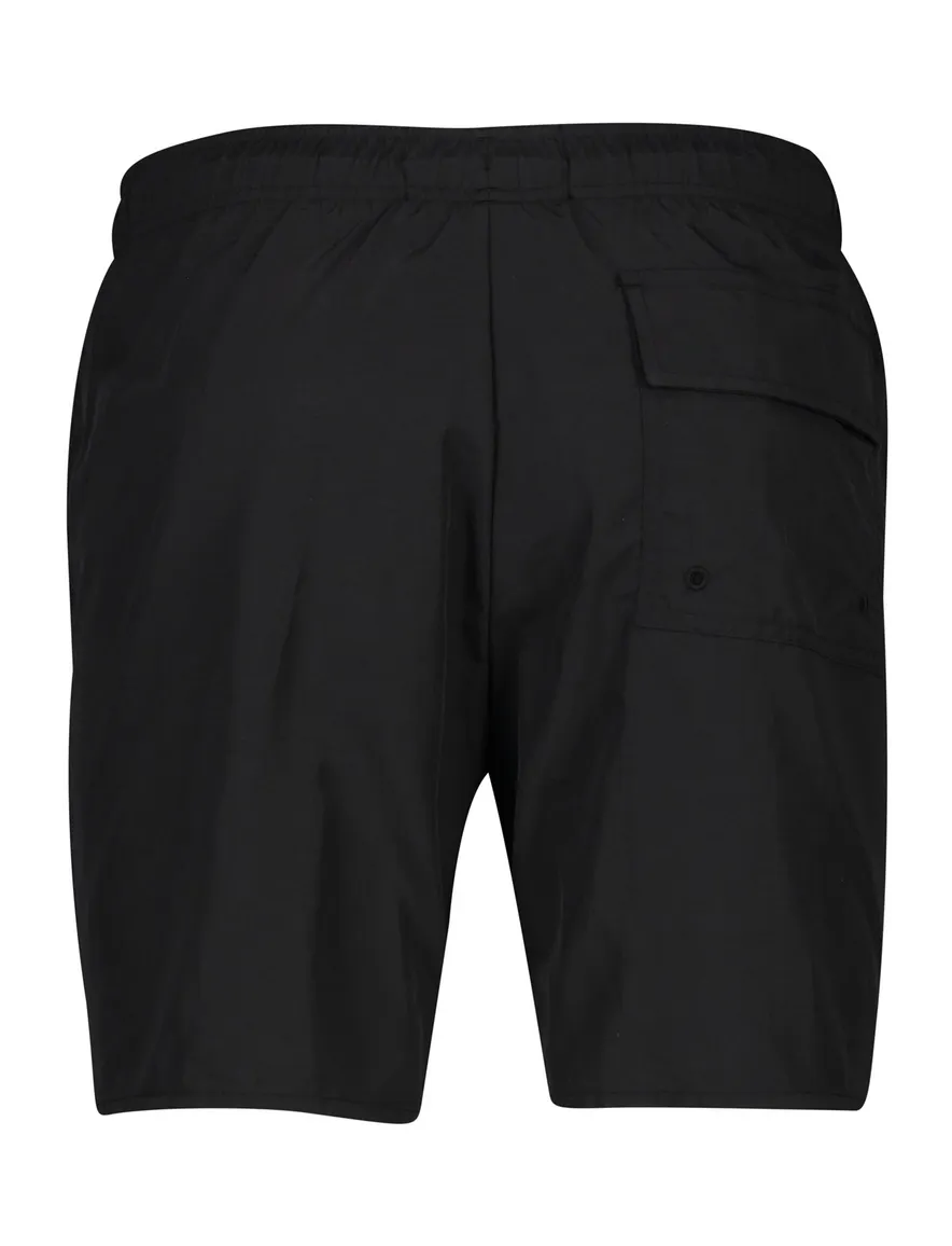 Lyle & Scott polyamide zwembroek effen zwart