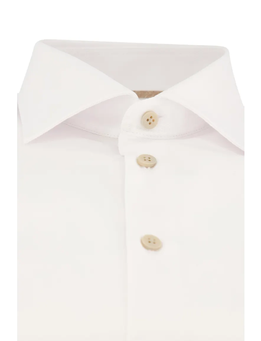 business overhemd wit Ledub Modern Fit New