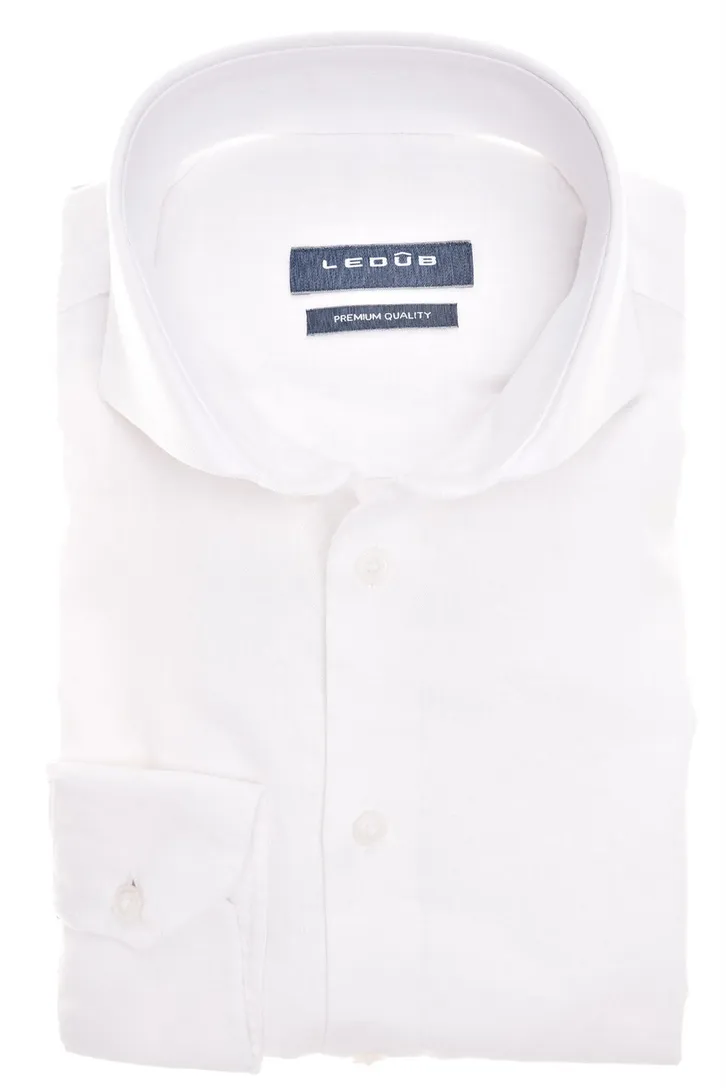 business overhemd Ledub Modern Fit New wit