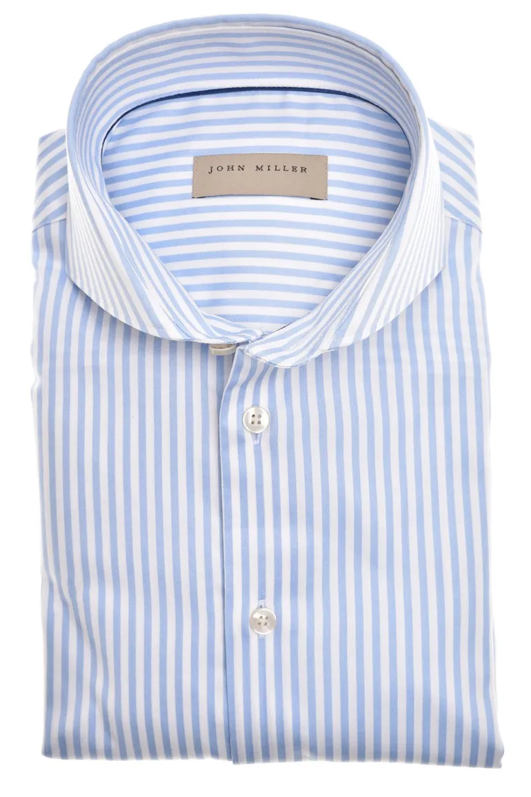 business overhemd lichtblauw John Miller Tailored Fit - Nieuw