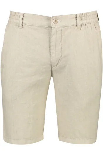 Brax Brax korte broek beige linnen