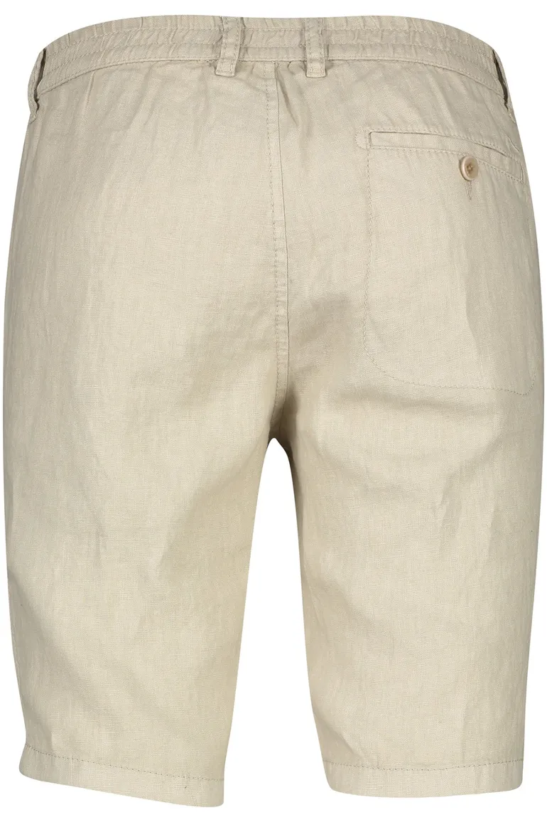 Brax korte broek beige linnen
