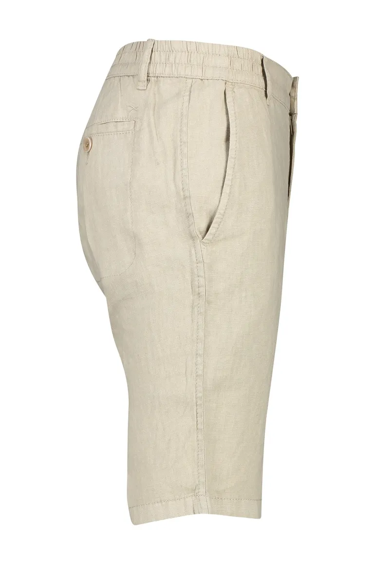 Brax korte broek beige linnen