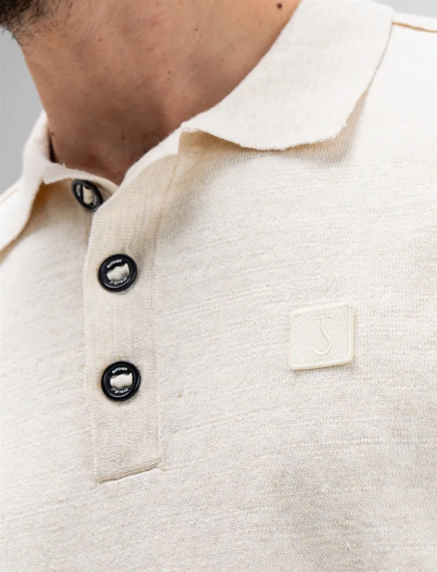 Butcher of Blue polo normale fit beige