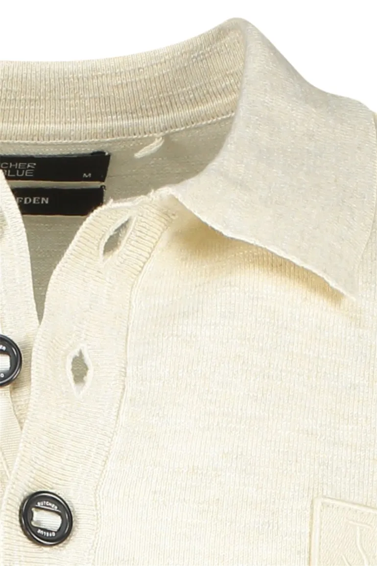 Butcher of Blue polo normale fit beige
