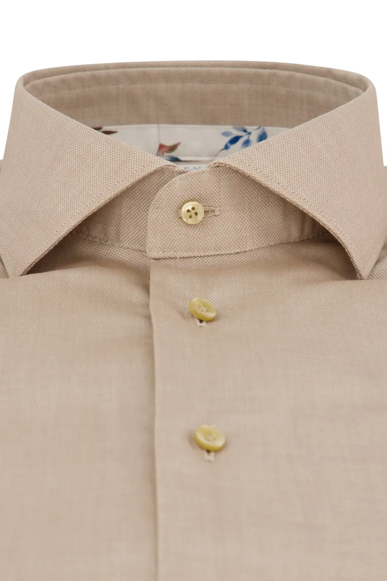 Profuomo overhemd beige non iron