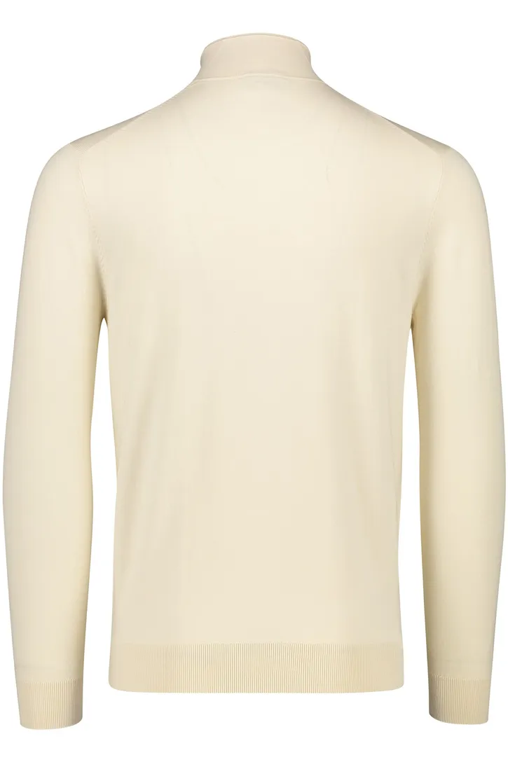 katoenen vest Profuomo geel normale fit