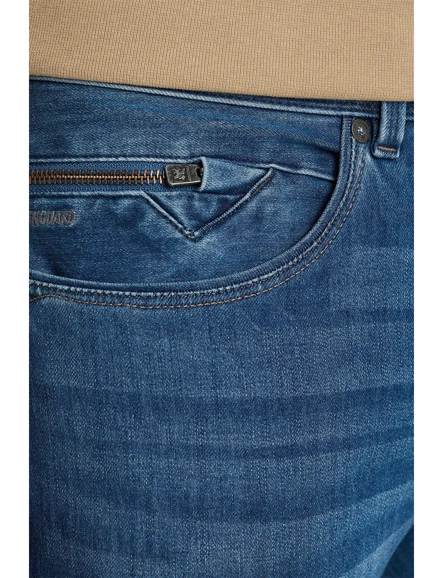 Vanguard jeans V850 Rider blauw effen denim