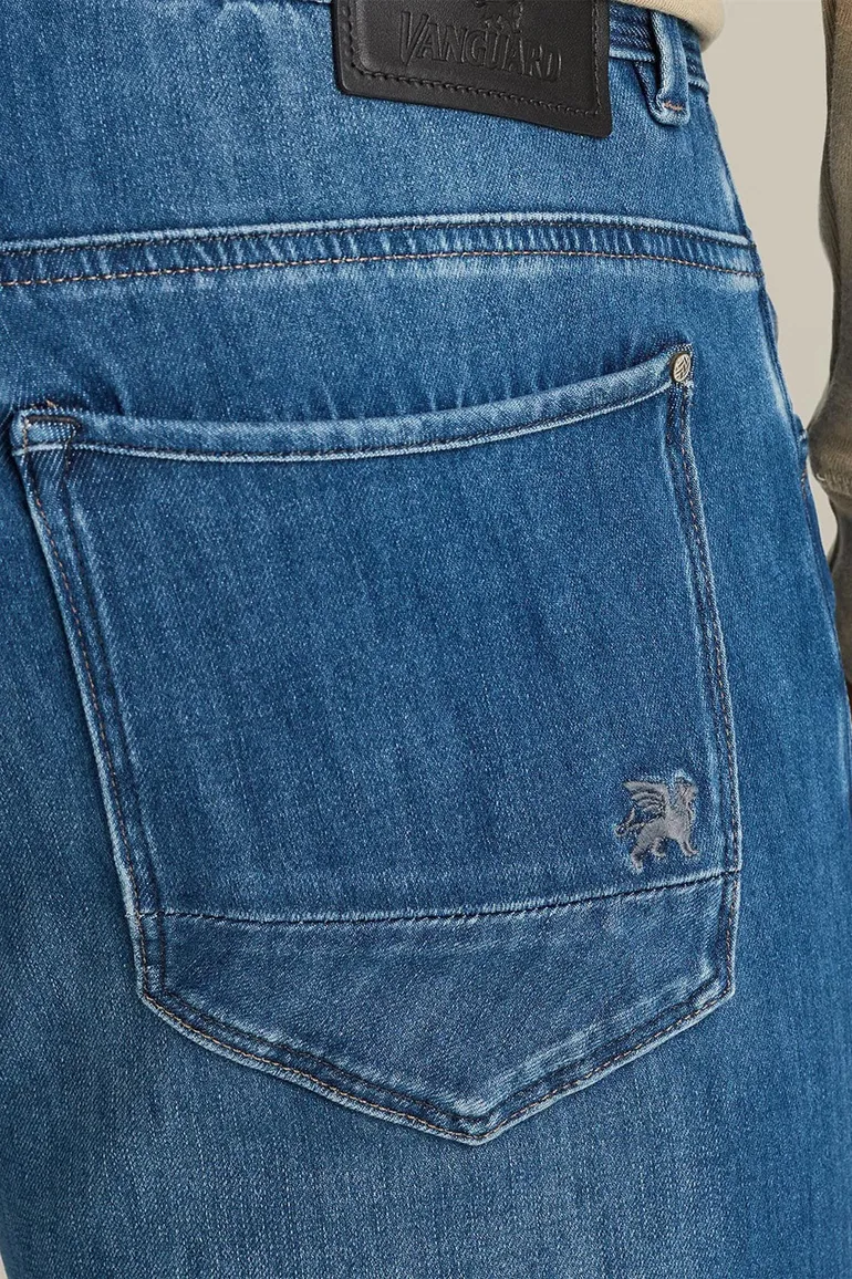 Vanguard jeans V850 Rider slim fit denim blauw