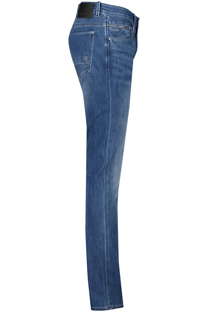 Vanguard jeans V850 Rider denimblauw effen denim