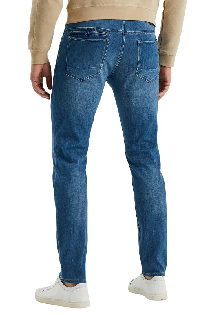 Vanguard jeans V850 Rider denimblauw effen denim