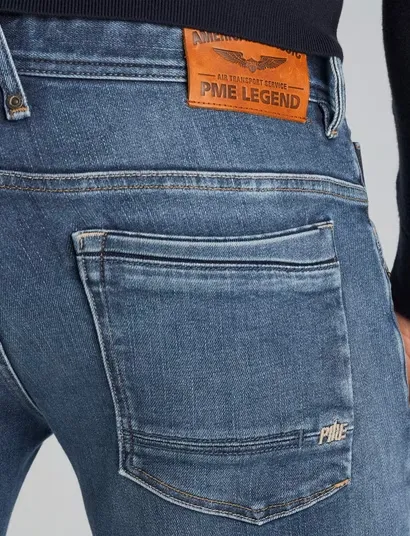 PME Legend Skyrak regular fit jeans blauw