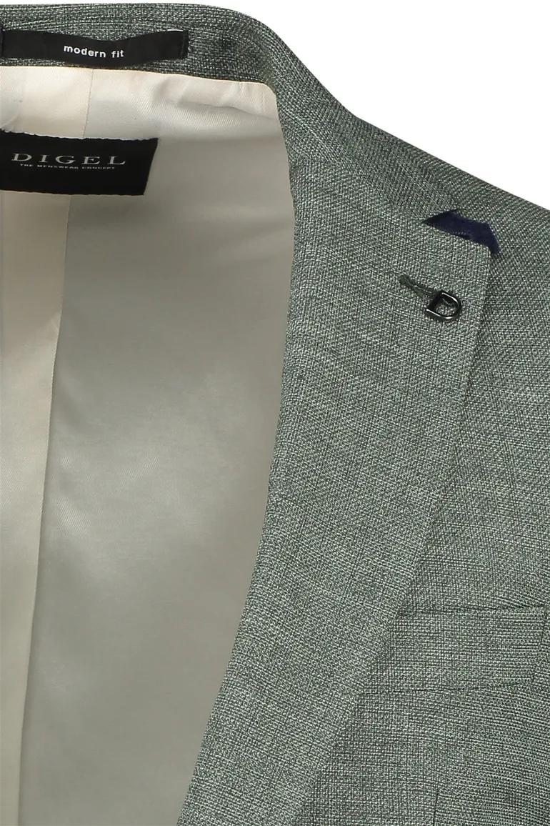 Digel colbert groen gemêleerd normale fit Ezzo-G stretch