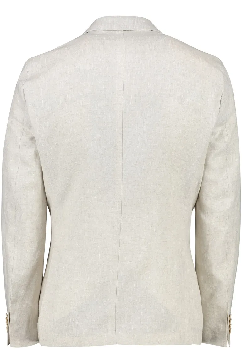 Digel colbert beige gemêleerd linnen