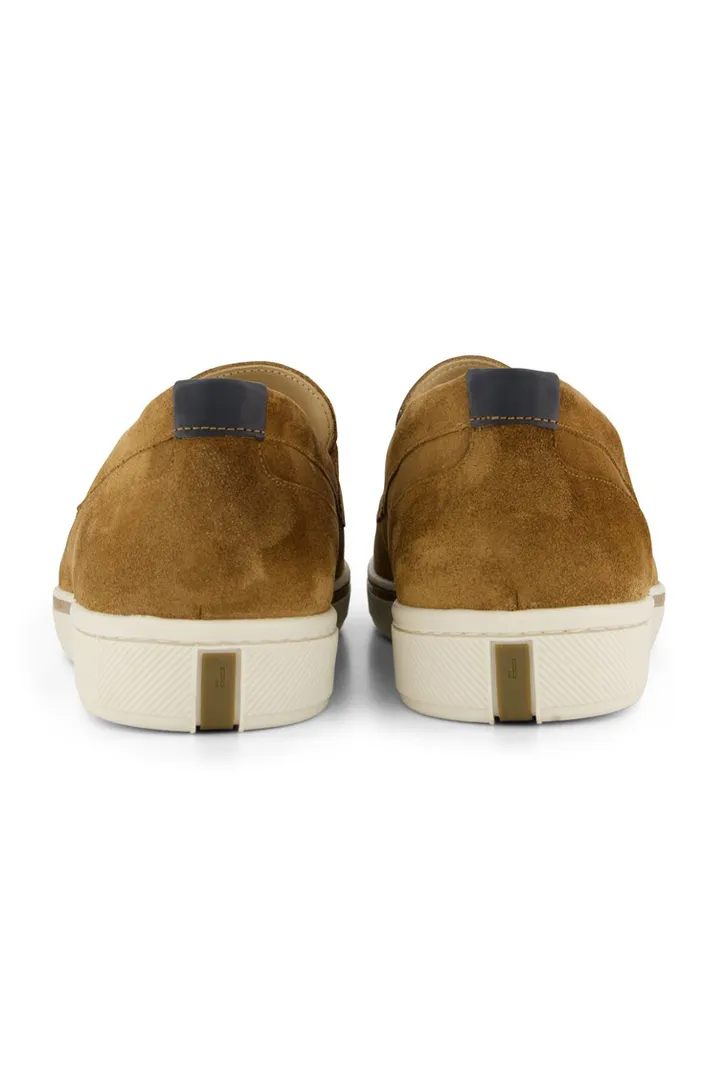 Floris van Bommel nette schoenen cognac bruin effen leer