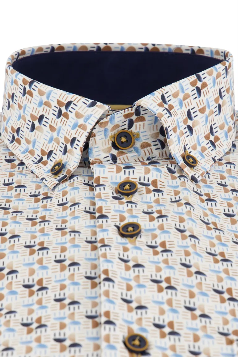 Portofino overhemd wit regular fit