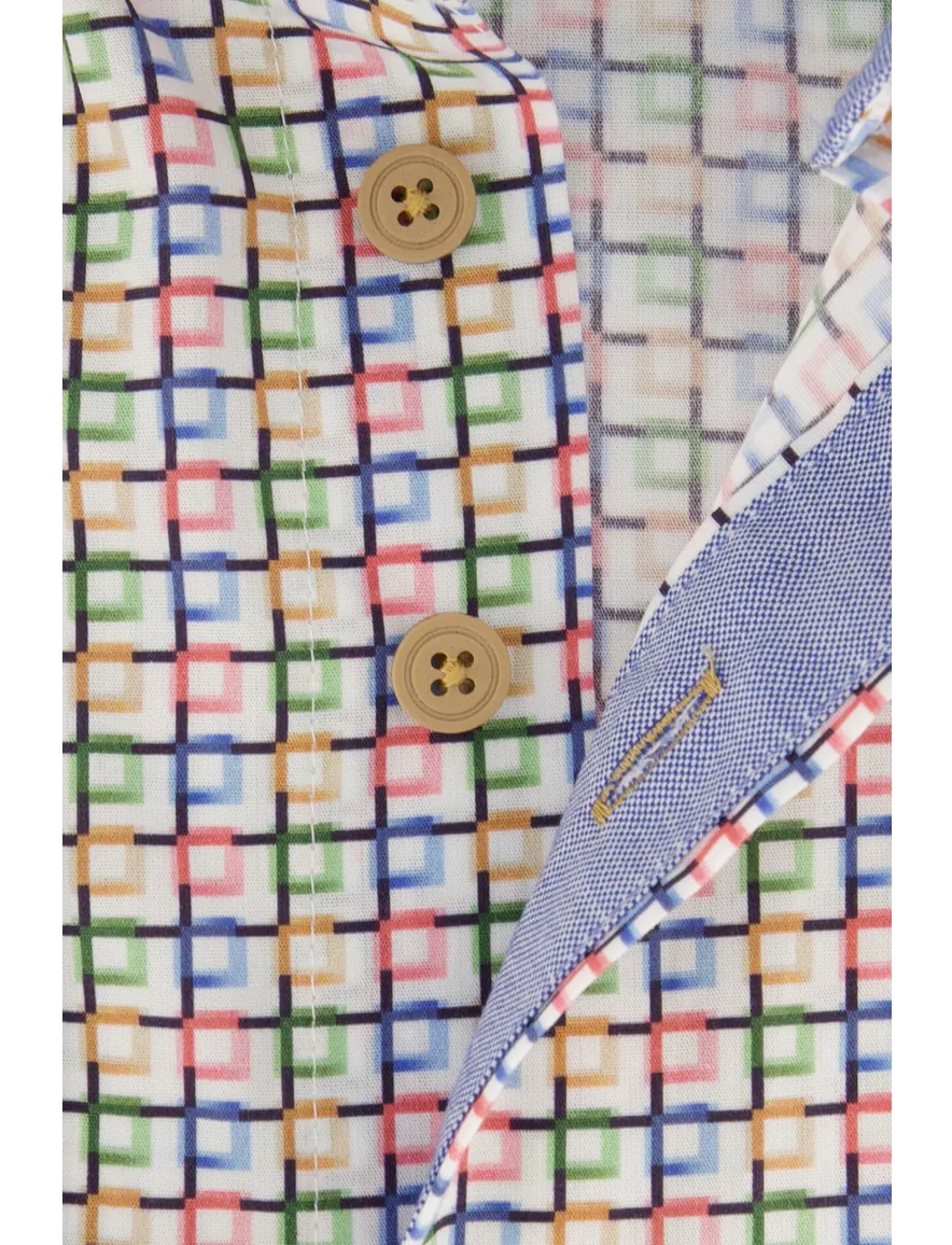 Portofino overhemd multicolor geprint
