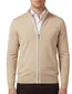 Portofino vest beige effen katoen