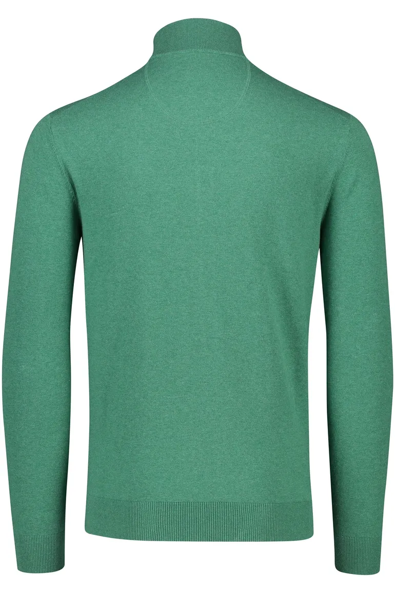 Portofino vest groen rits + knoop
