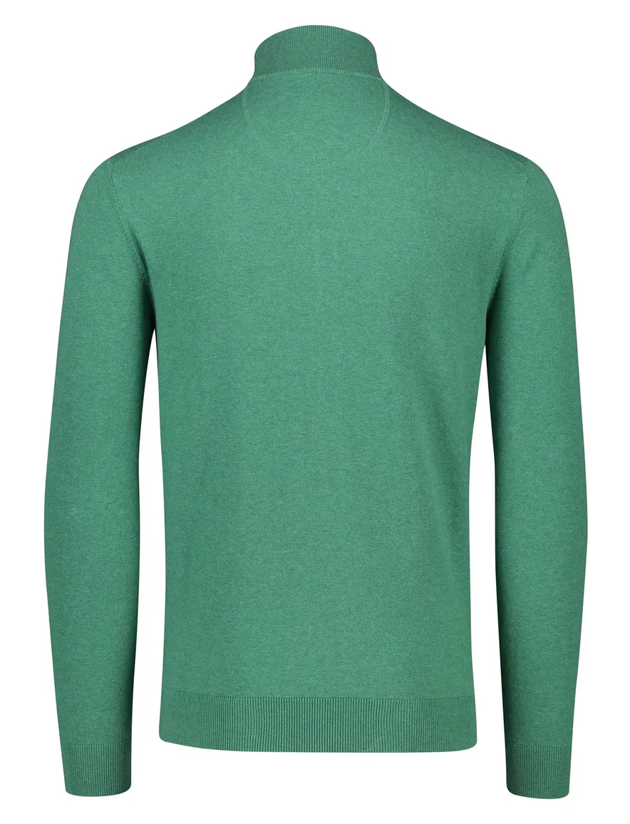 Portofino vest groen rits + knoop