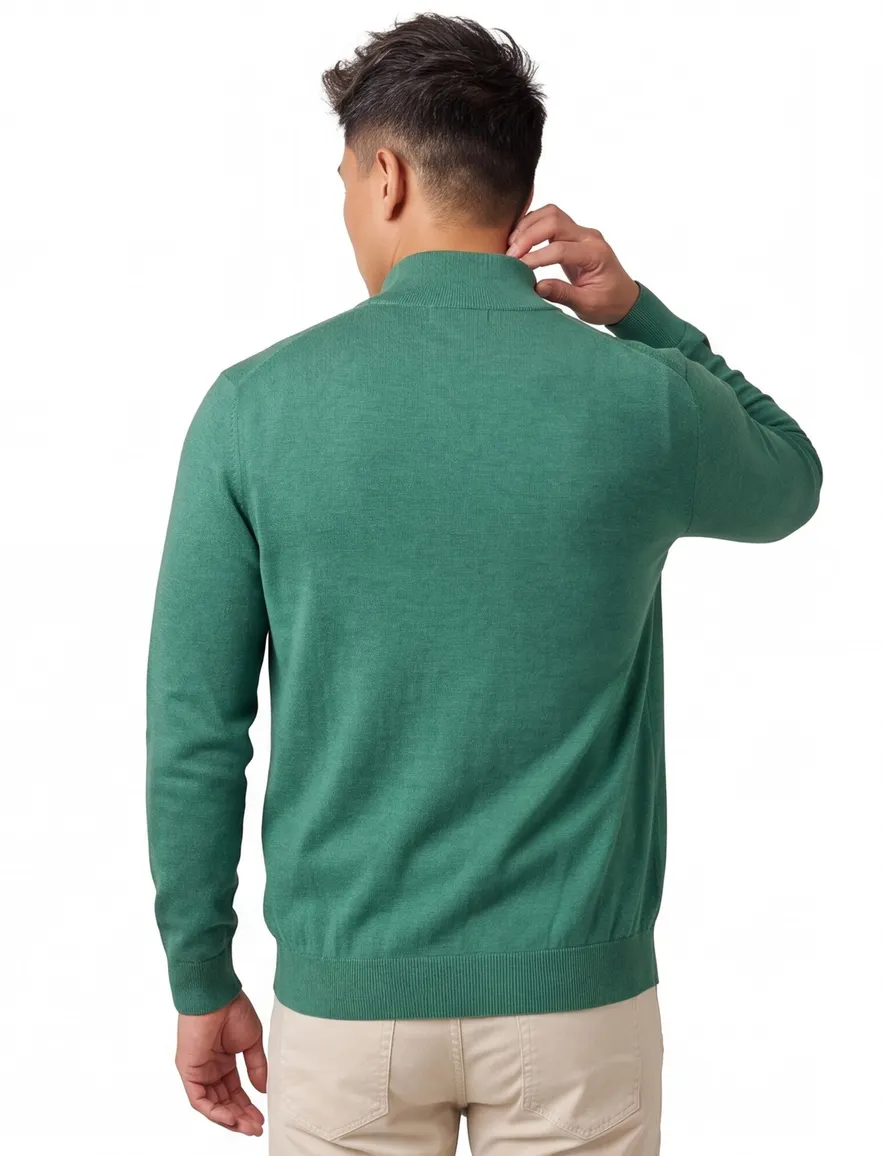 Portofino vest groen effen