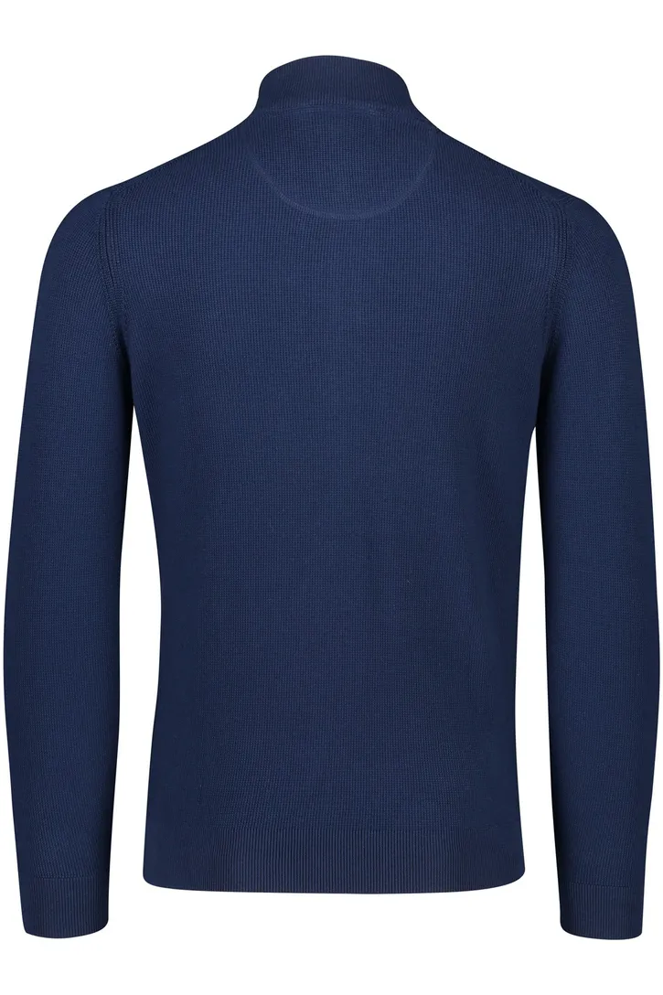 katoenen Portofino vest donkerblauw rits