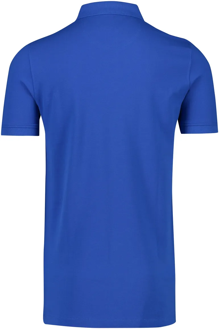 Portofino polo extra lang middenblauw