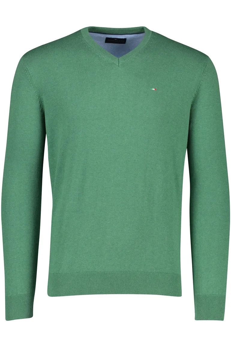 Portofino trui groen v-hals