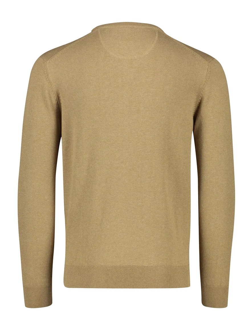 Portofino trui bruin v-hals