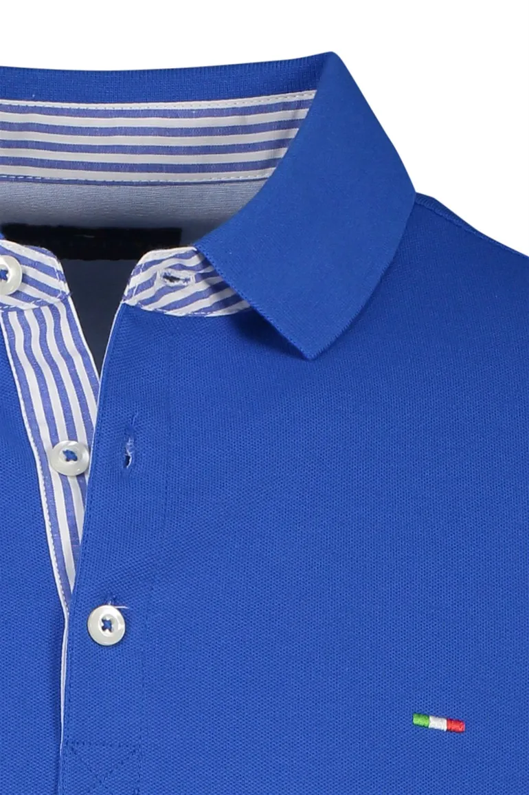 Portofino poloshirt middenblauw