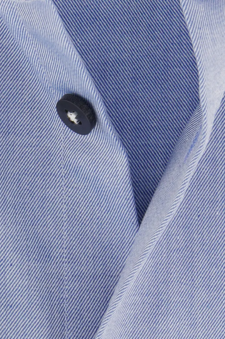 Zakelijk blauw Ledub overhemd normale fit