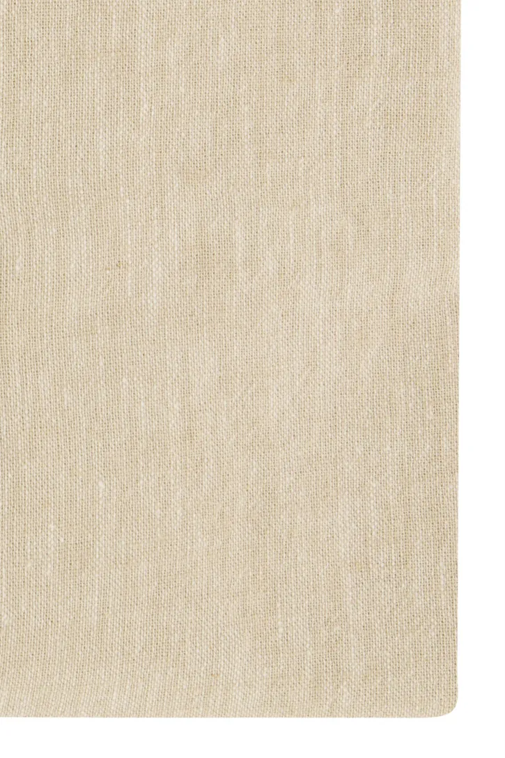 Ledub overhemd beige gemêleerd normale fit