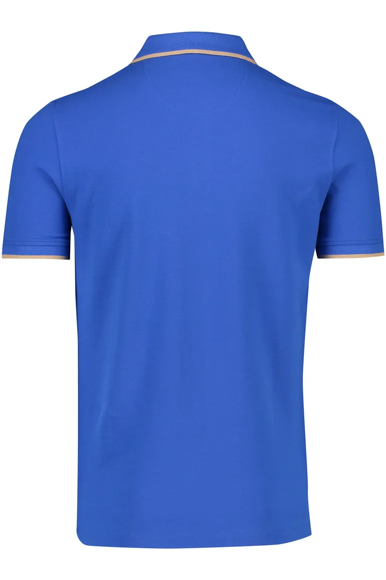 2-knoops Portofino polo blauw