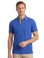 2-knoops Portofino polo blauw