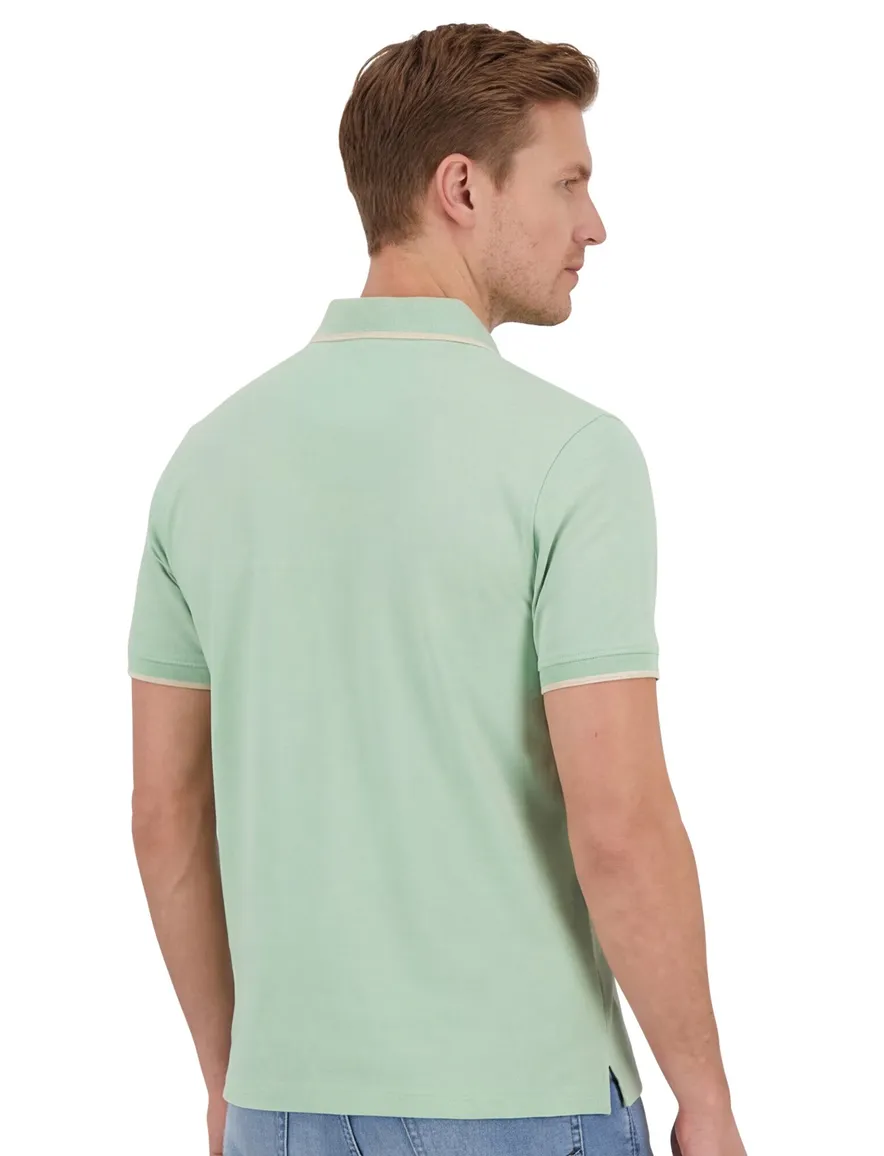 Portofino polo groen 2 knoops