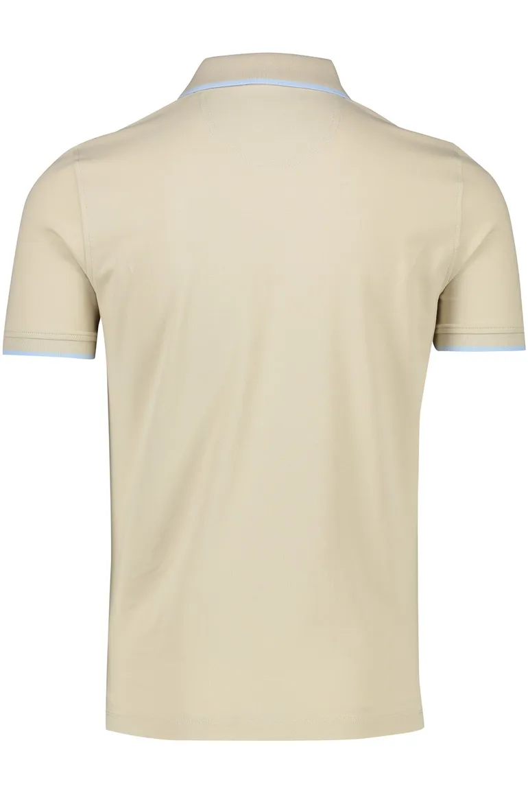 2-knoops Portofino polo beige