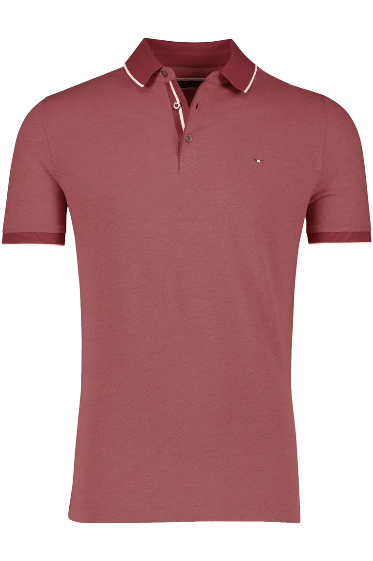 Portofino polo rood gemeleerd