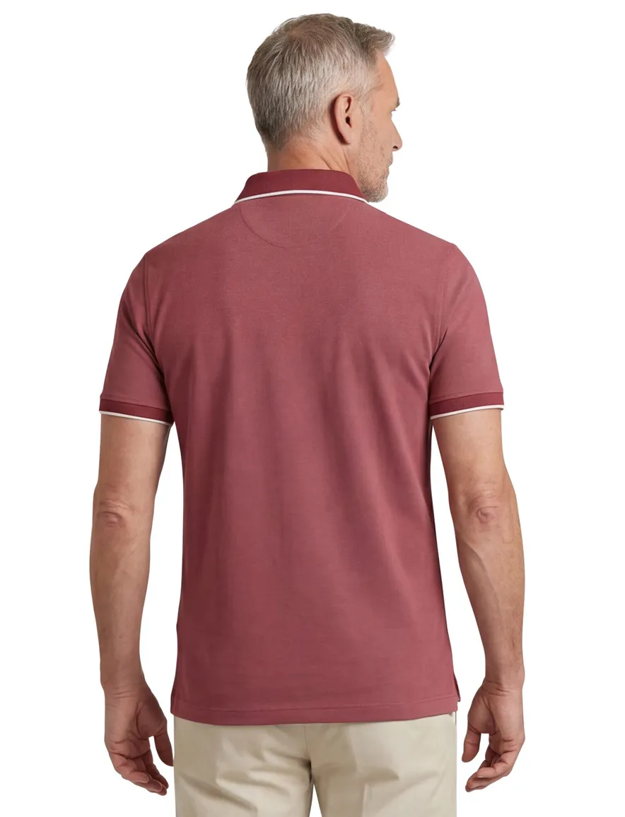 Portofino polo rood gemeleerd