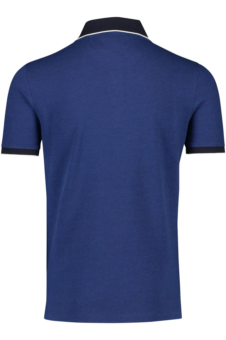 Portofino polo donkerblauw gemeleerd