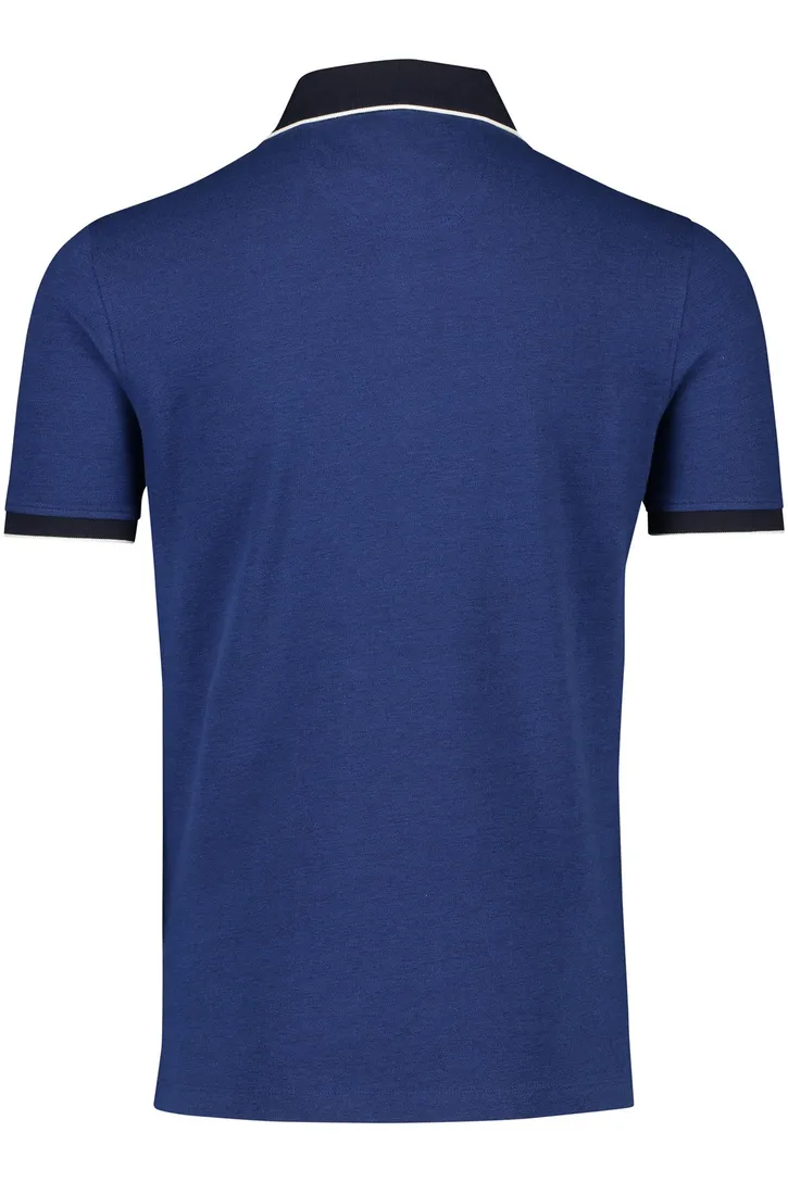 Portofino polo donkerblauw katoen normale fit